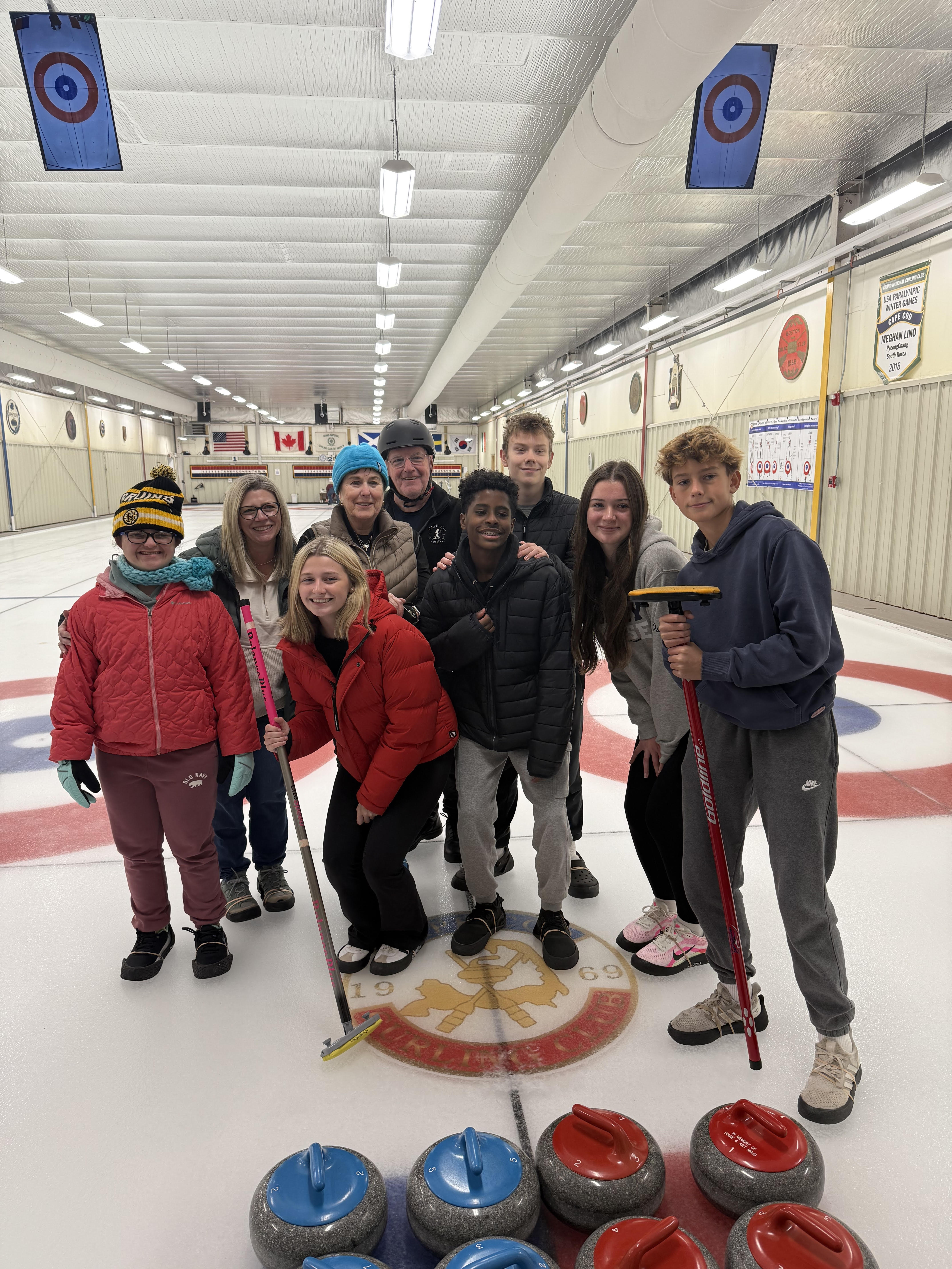 Morning Curlers Host Monomoy High School